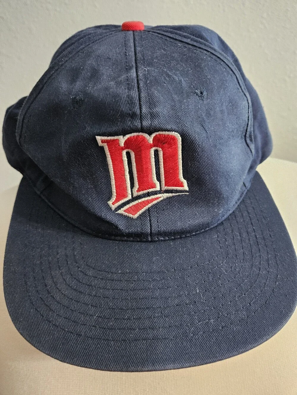 Vintage MLB Genuine Merchandise MN Twins Navy Cap with Red Logo Detail